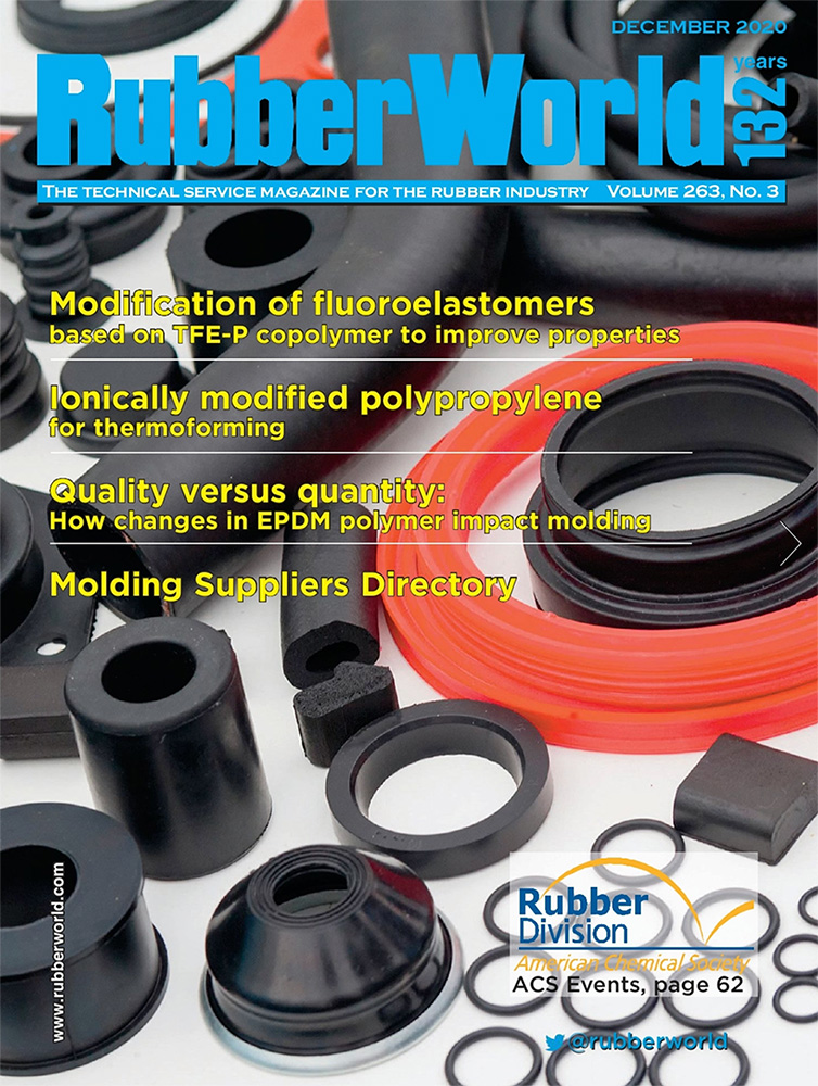 Image of RubberWorld Magazine Cover from December 2020
